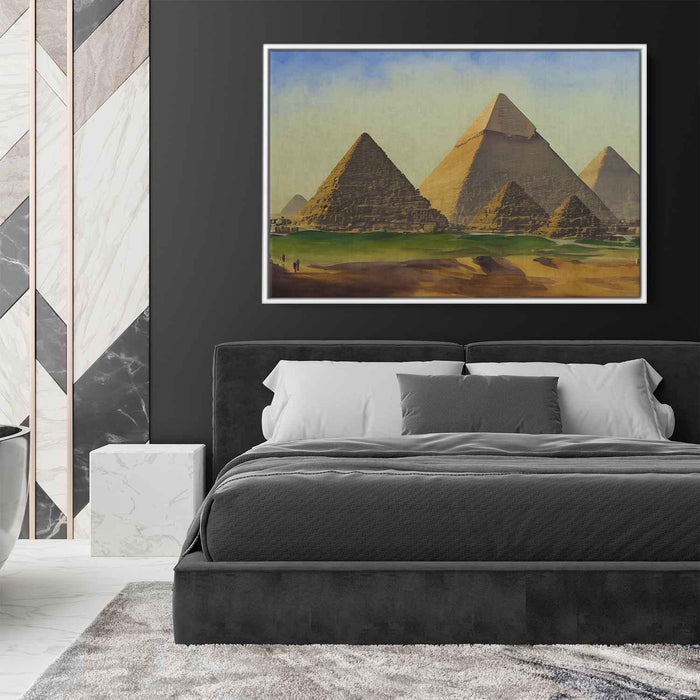 Watercolor Pyramids of Giza #109 - Kanvah