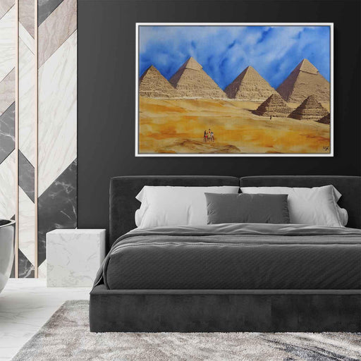 Watercolor Pyramids of Giza #125 - Kanvah