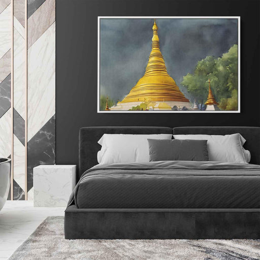 Watercolor Shwedagon Pagoda #104 - Kanvah