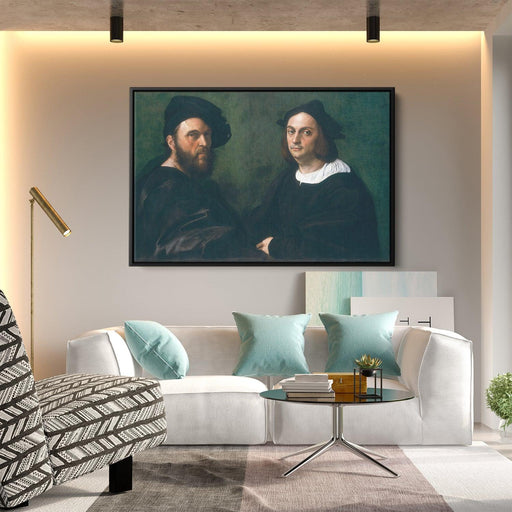 Portrait of Andrea Navagero and Agostino Beazzano by Raphael - Canvas Artwork