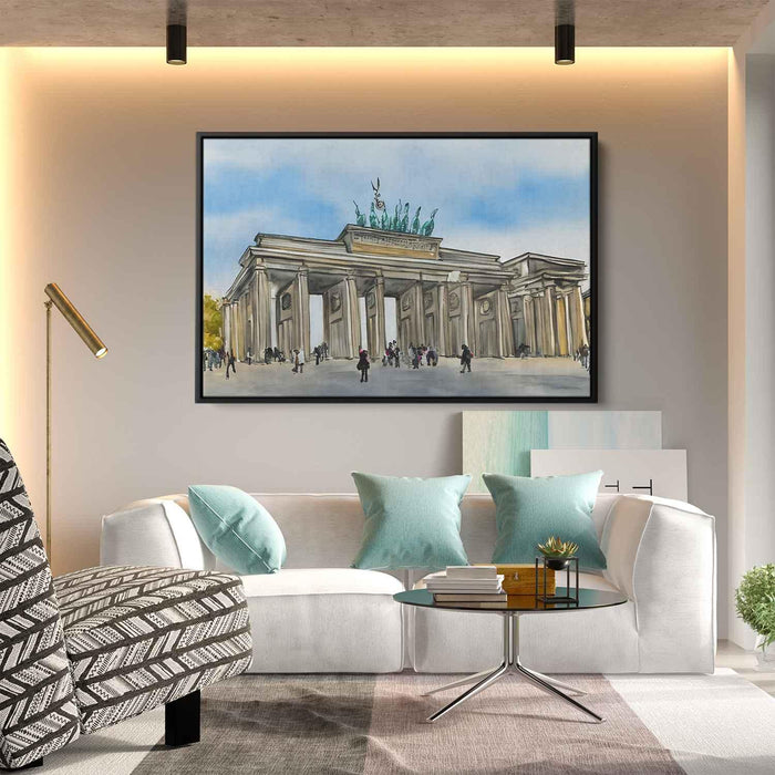 Watercolor Brandenburg Gate #104 - Kanvah