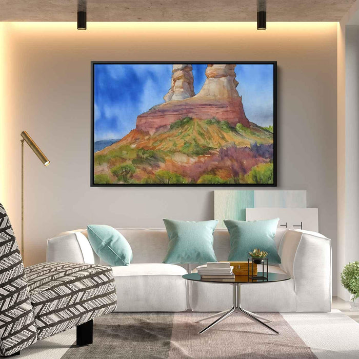 Watercolor Hoodoo formations #104 - Kanvah