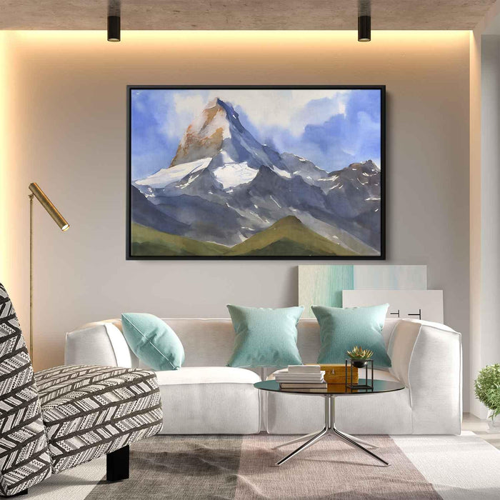 Watercolor Matterhorn #109 - Kanvah