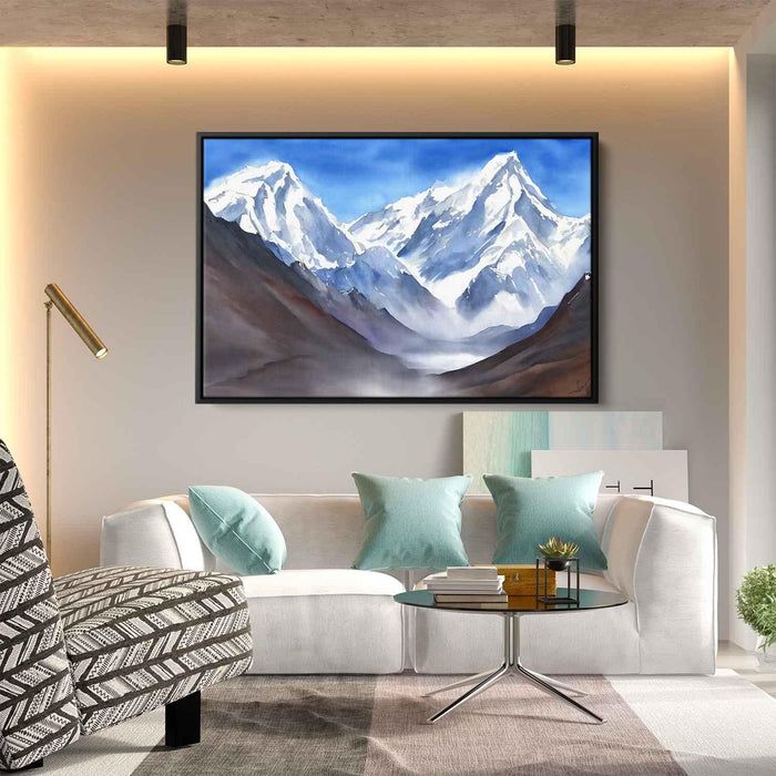 Watercolor Mount Everest #116 - Kanvah
