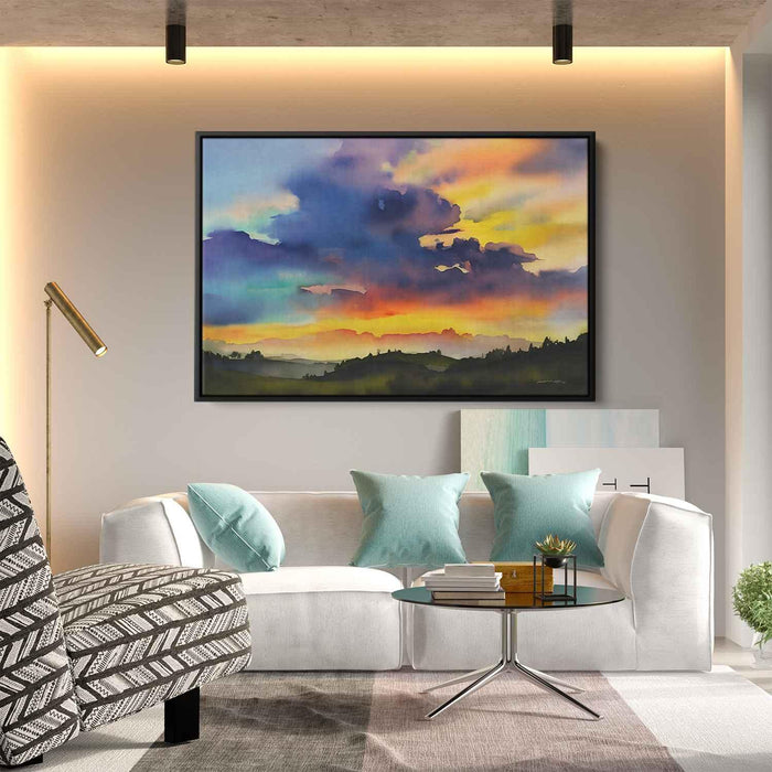 Watercolor Sunset #137 - Kanvah