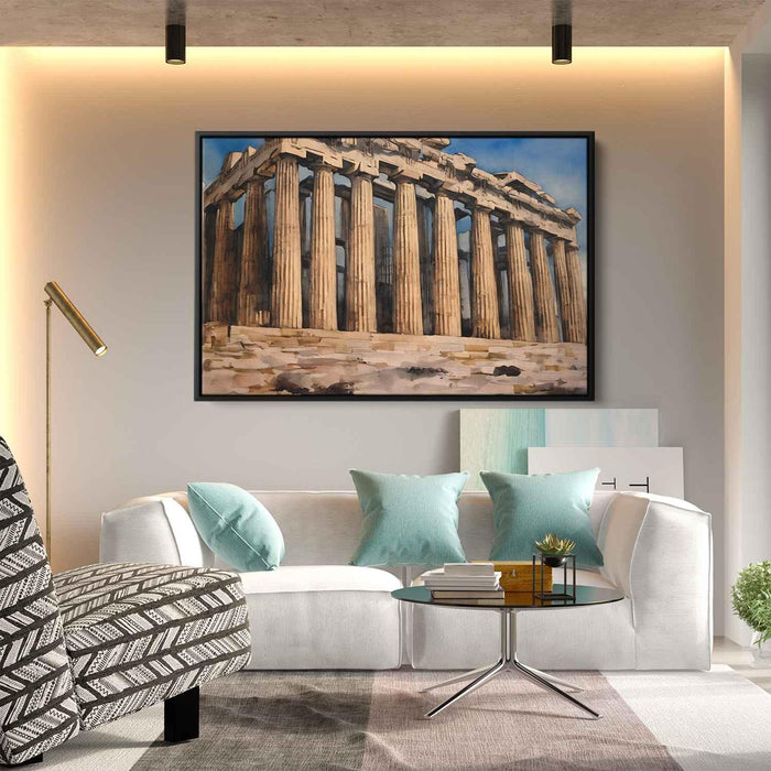 Watercolor Parthenon #109 - Kanvah