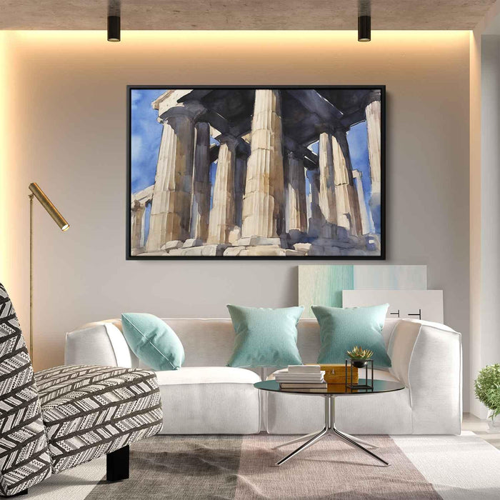 Watercolor Parthenon #125 - Kanvah