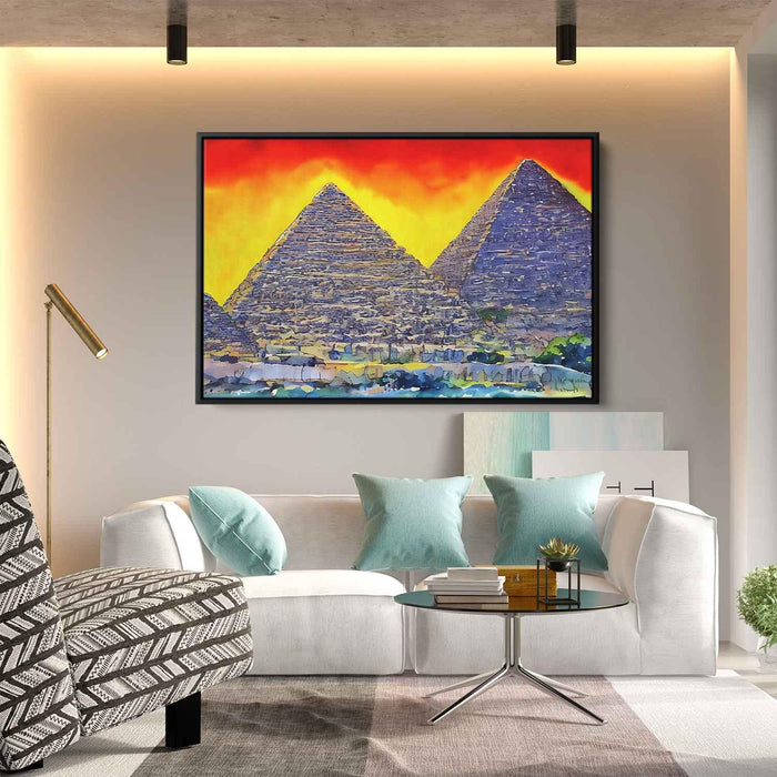 Watercolor Pyramids of Giza #119 - Kanvah
