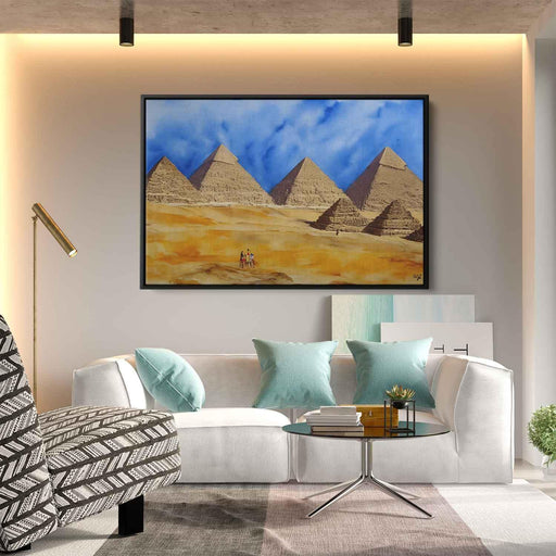 Watercolor Pyramids of Giza #125 - Kanvah