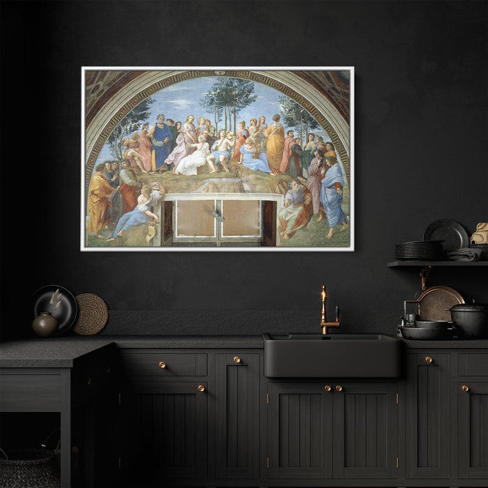 The Parnassus, from the Stanza delle Segnatura by Raphael - Canvas Artwork