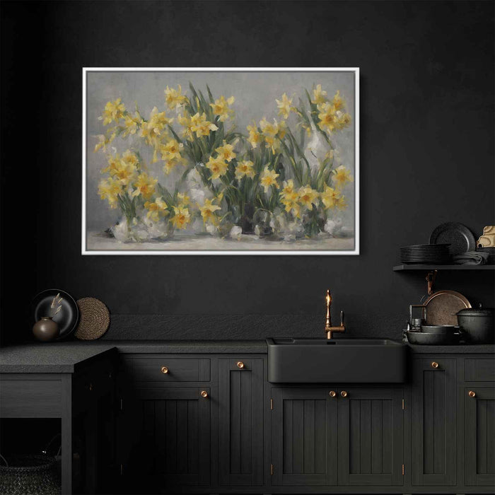 Contemporary Oil Daffodils #101 - Kanvah