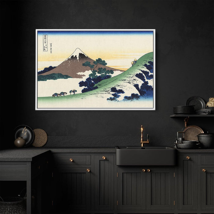 Inume pass in the Kai province by Katsushika Hokusai - Canvas Artwork