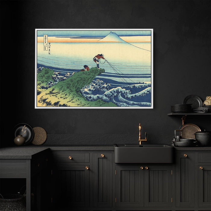 Kajikazawa in Kai Province by Katsushika Hokusai - Canvas Artwork