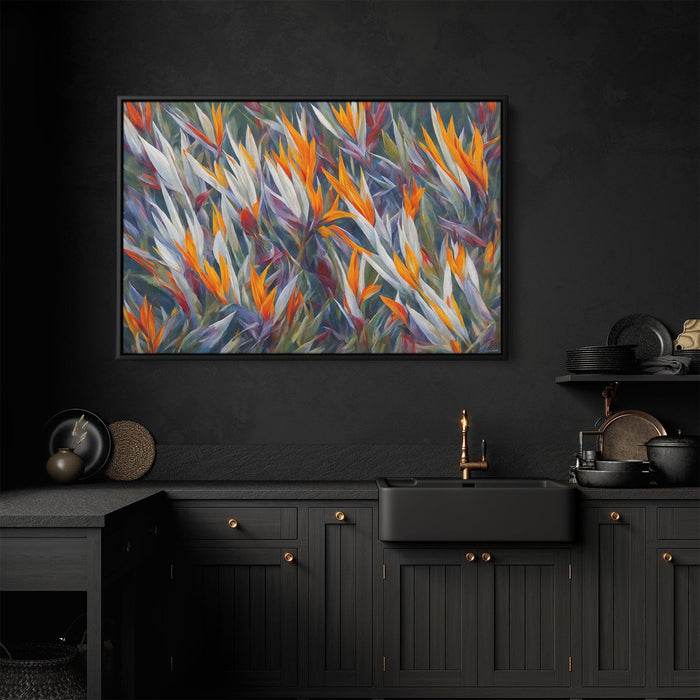 Contemporary Oil Birds of Paradise #122 - Kanvah