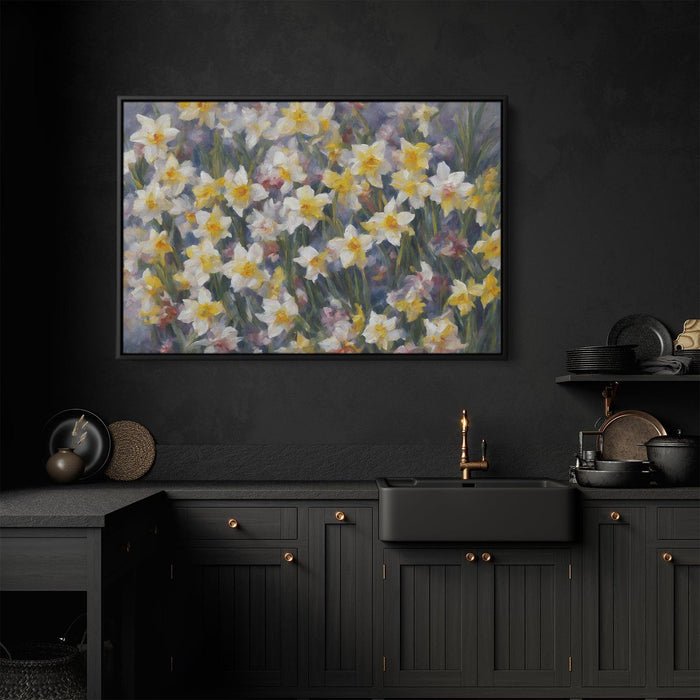Contemporary Oil Daffodils #122 - Kanvah