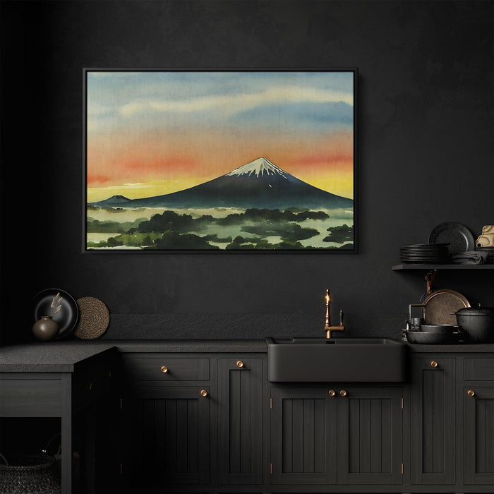 Watercolor Mount Fuji #122 - Kanvah