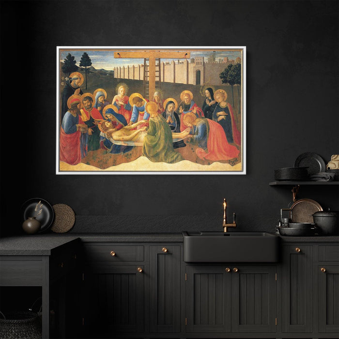 Lamentation over Christ by Fra Angelico - Canvas Artwork