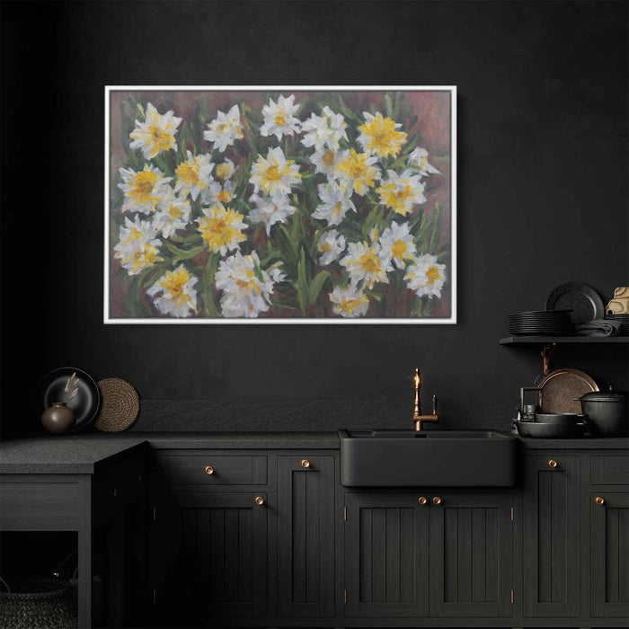 Daffodils Oil Painting #113 - Kanvah