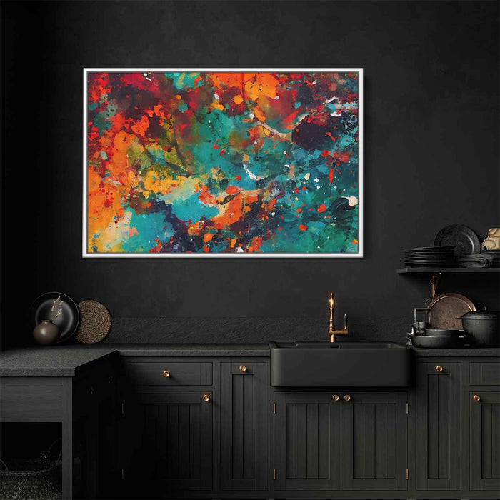 Orange Abstract Splatter #121 - Kanvah