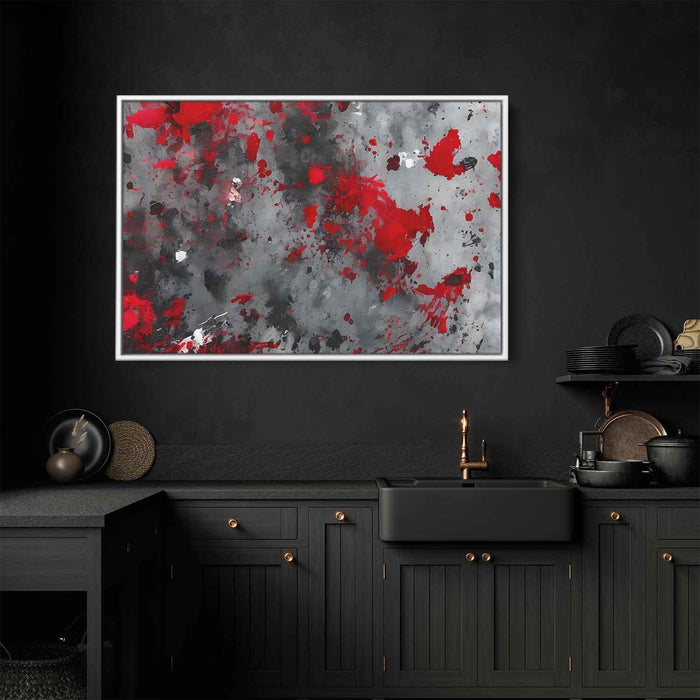 Red Abstract Splatter #102 - Kanvah