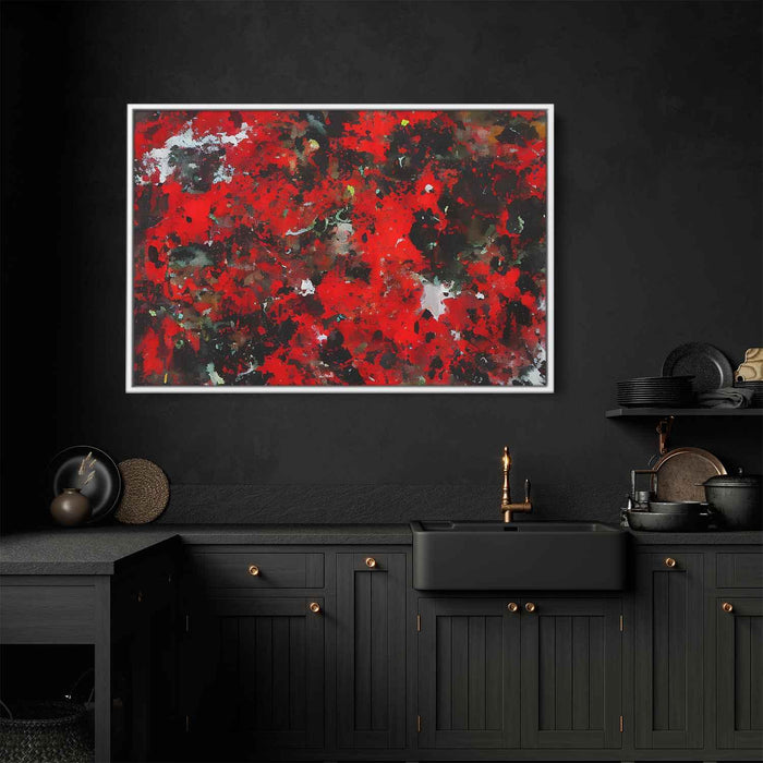 Red Abstract Splatter #131 - Kanvah