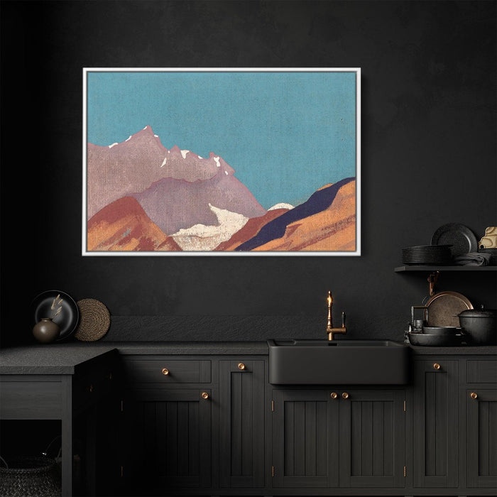 Study of mountains by Nicholas Roerich - Canvas Artwork