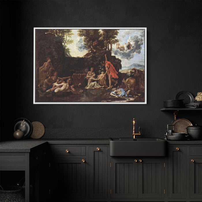 The birth of Bacchus by Nicolas Poussin - Canvas Artwork