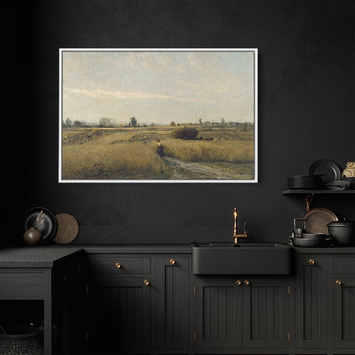 The Harvest by Charles-Francois Daubigny - Canvas Artwork