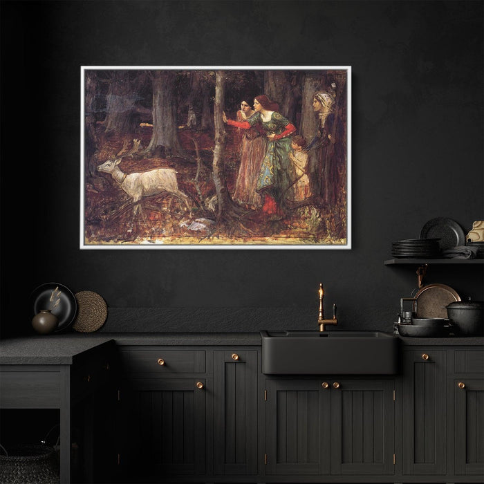The Mystic Wood by John William Waterhouse - Canvas Artwork