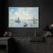 The Sea at Amsterdam by Claude Monet - Canvas Artwork