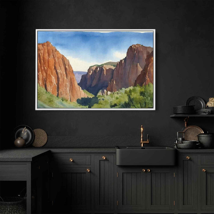 Watercolor Black Canyon of Gunnison #102 - Kanvah