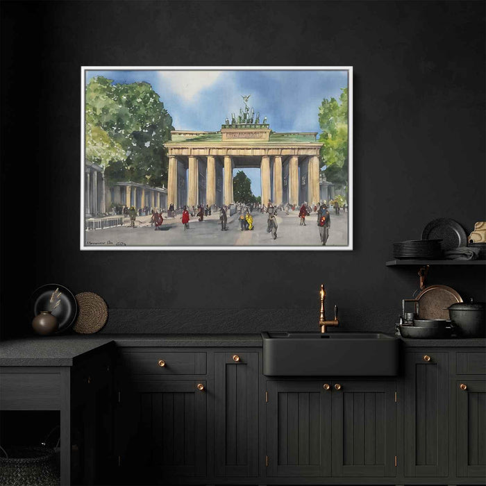 Watercolor Brandenburg Gate #131 - Kanvah