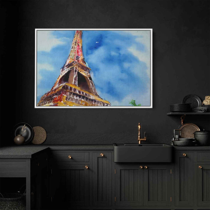 Watercolor Eiffel Tower #101 - Kanvah