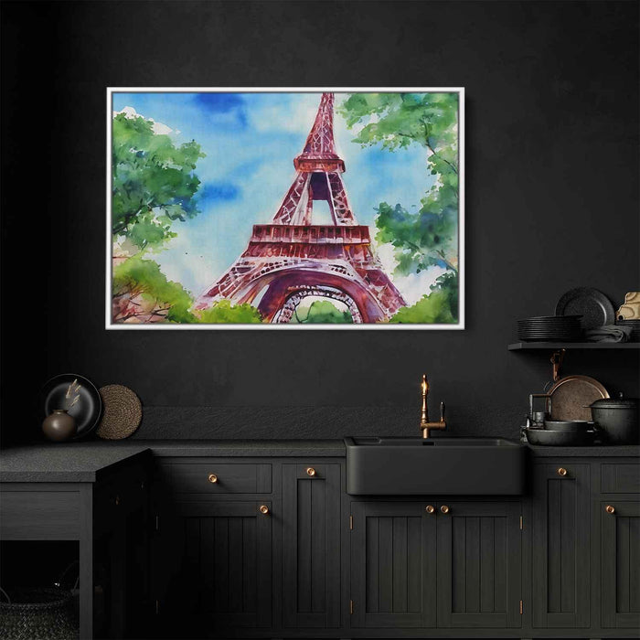 Watercolor Eiffel Tower #131 - Kanvah