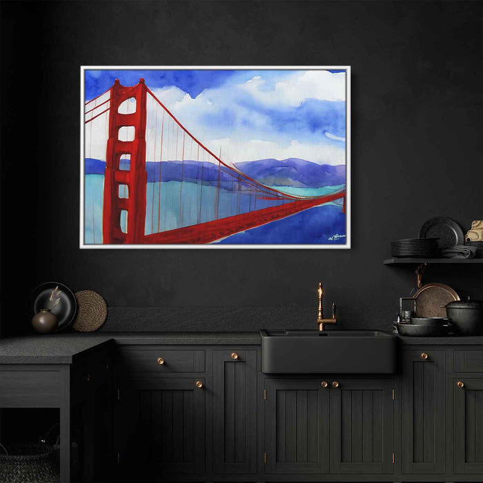 Watercolor Golden Gate Bridge #102 - Kanvah