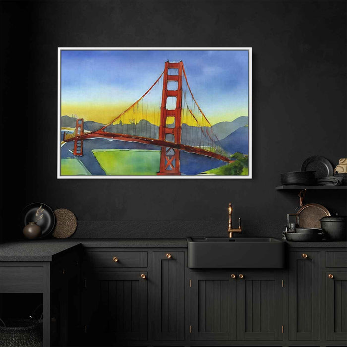 Watercolor Golden Gate Bridge #132 - Kanvah