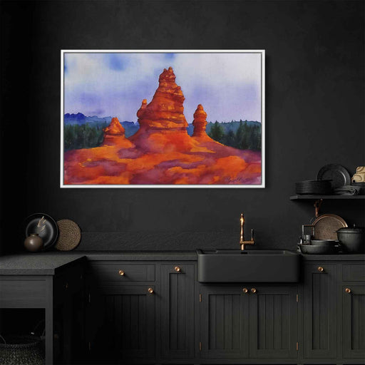 Watercolor Hoodoo formations #102 - Kanvah