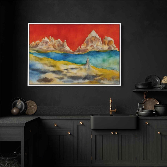 Watercolor Hoodoo formations #121 - Kanvah