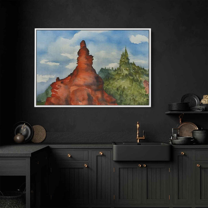 Watercolor Hoodoo formations #131 - Kanvah