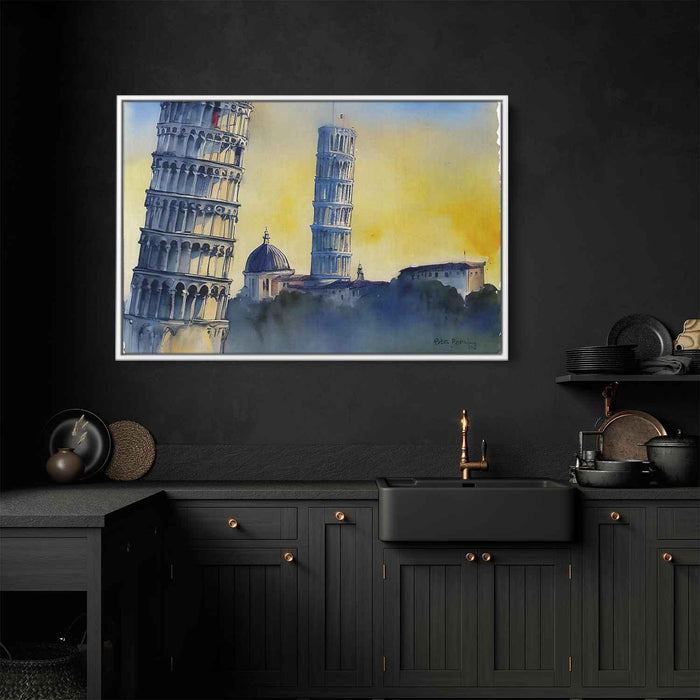 Watercolor Leaning Tower of Pisa #101 - Kanvah