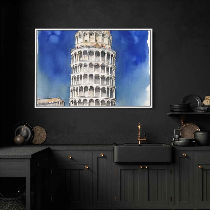 Watercolor Leaning Tower of Pisa #102 - Kanvah