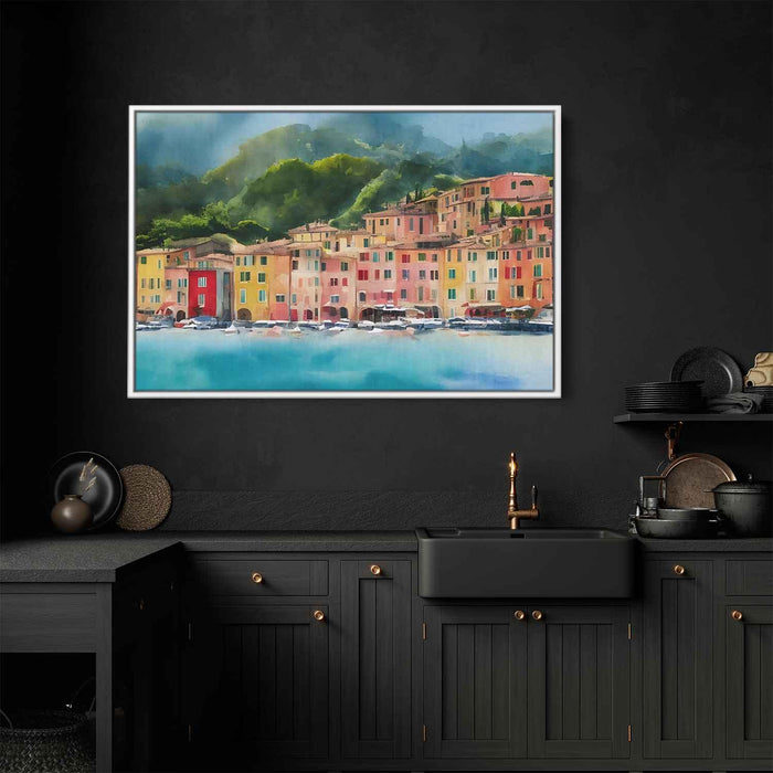 Watercolor Portofino #121 - Kanvah