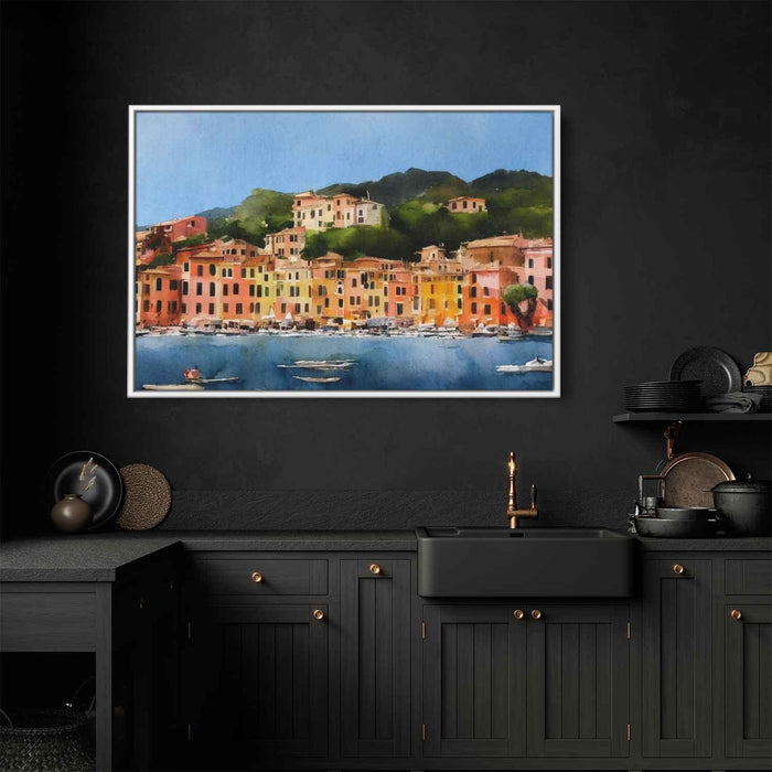 Watercolor Portofino #132 - Kanvah