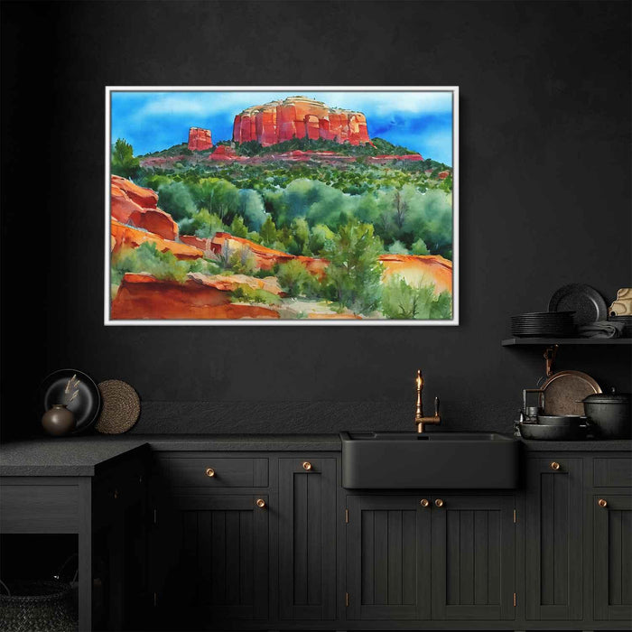 Watercolor Sedona Red Rocks #131 - Kanvah