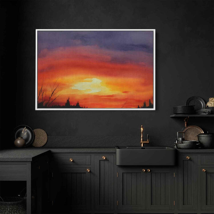 Watercolor Sunset #132 - Kanvah