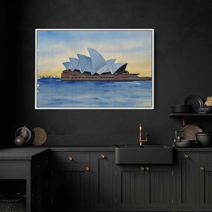 Watercolor Sydney Opera House #132 - Kanvah