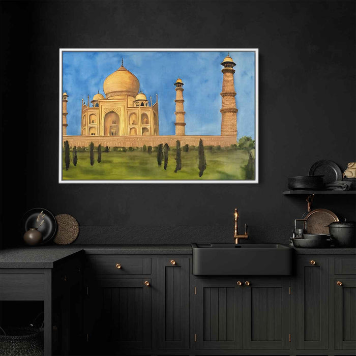 Watercolor Taj Mahal #132 - Kanvah