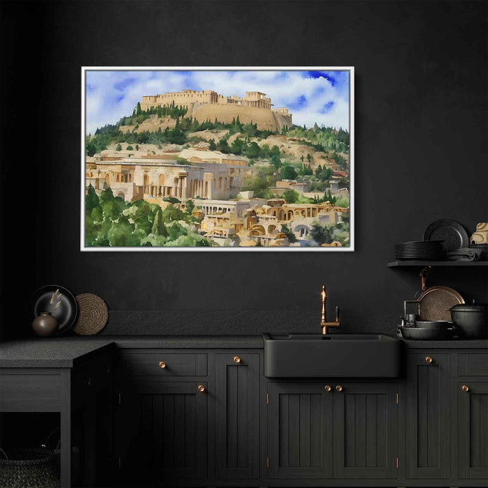 Watercolor Acropolis #130 - Kanvah