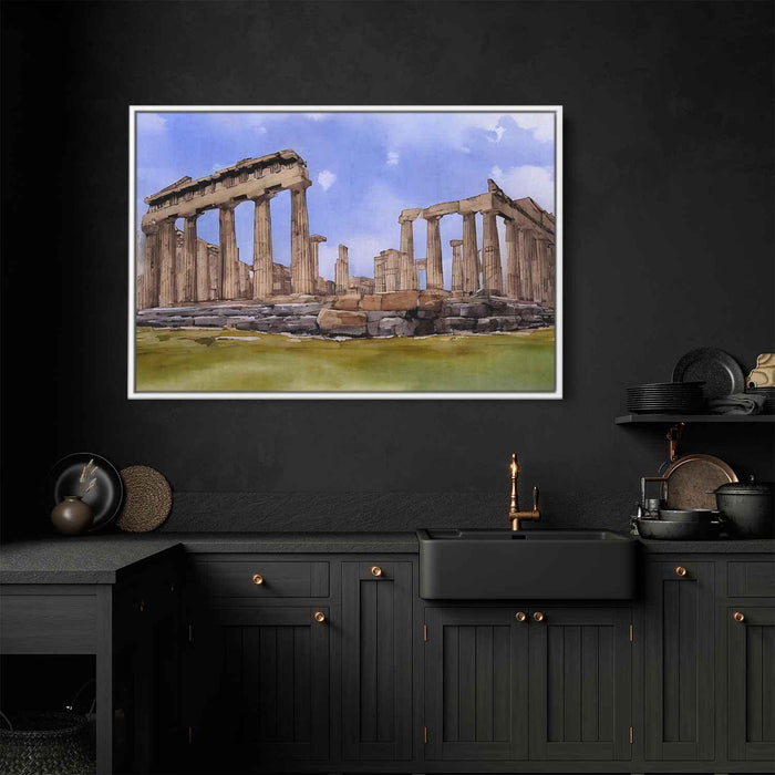 Watercolor Parthenon #130 - Kanvah