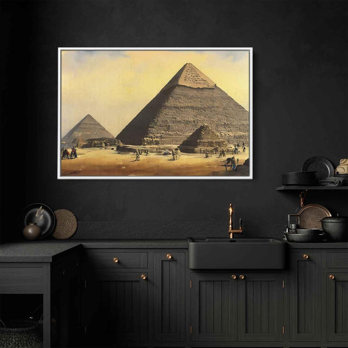 Watercolor Pyramids of Giza #121 - Kanvah